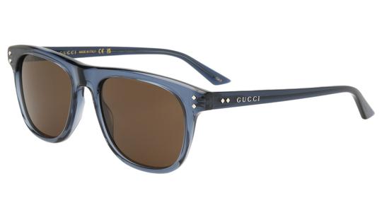 Lunettes de soleil Gucci Homme Bleu Rectangle GG1893S Trois-Quart