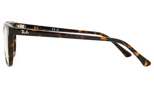Lunettes de vue Ray-Ban Mixte Écaille Carré RX5446 Gauche