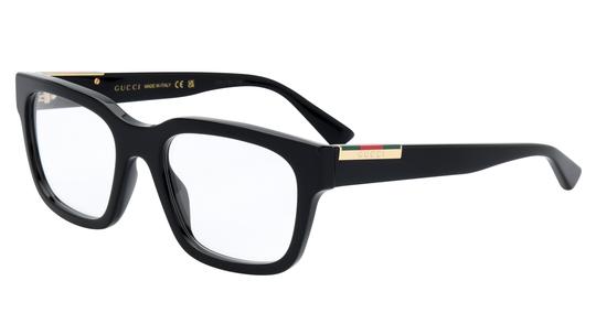 Lunettes de vue Gucci Homme Noir Rectangle GG1961O Trois-Quart