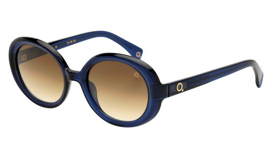 Lunettes de soleil Etnia Barcelona Femme Bleu Ronde Audrey53S Trois-Quart