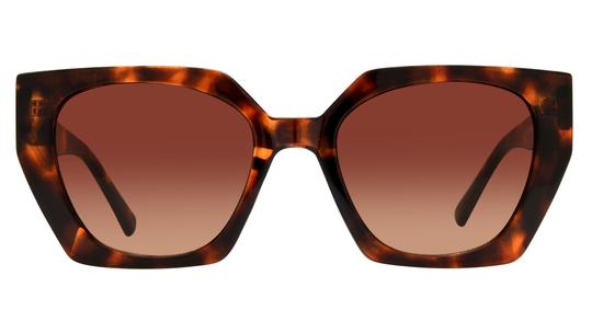 Lunettes de soleil Signature Krys Femme Écaille Papillon Skj2504-B Face