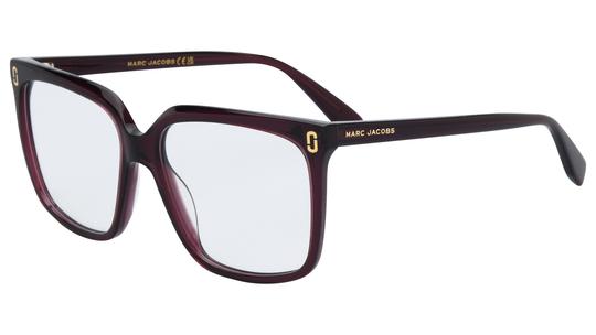Lunettes de vue Marc Jacobs Femme Rouge Carré MJ Trois-Quart