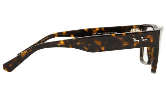 Lunettes de vue Ray-Ban Mixte Écaille Rectangle RX5448 Droite