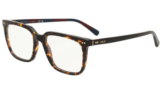 Lunettes de vue Polo Ralph Lauren Homme Écaille Rectangle PH2284 Trois-Quart