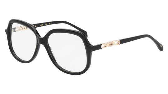 Lunettes de vue Maje Femme Noir Ronde MJ1096 Trois-Quart