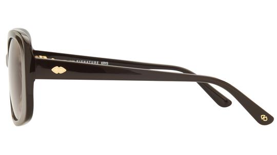 Lunettes de soleil Signature Krys Femme Marron Rectangle skj2610-d Gauche