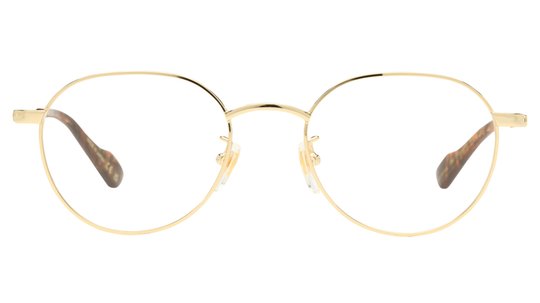 Lunettes de vue Gucci Homme Or Ronde Gg1747Oa Face