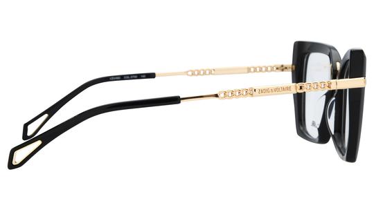 Lunettes de vue Zadig & Voltaire Femme Noir Carré vzv492 Droite