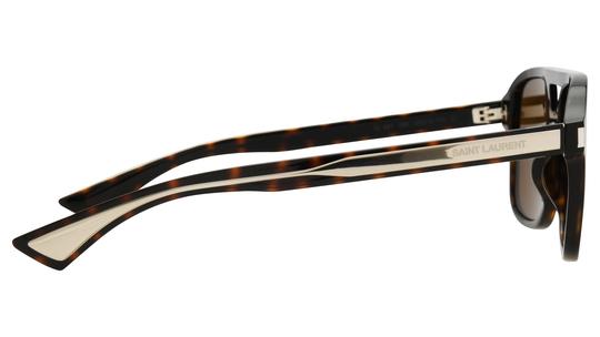 Lunettes de soleil Saint Laurent Mixte Écaille Aviateur sl Droite