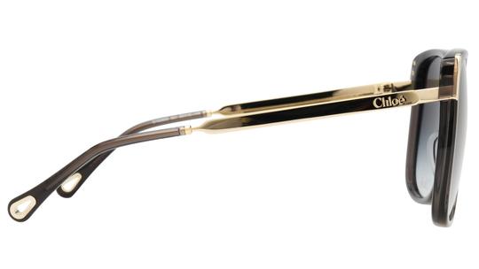 Lunettes de soleil Chloé Femme Gris Rectangle CH0286S Droite