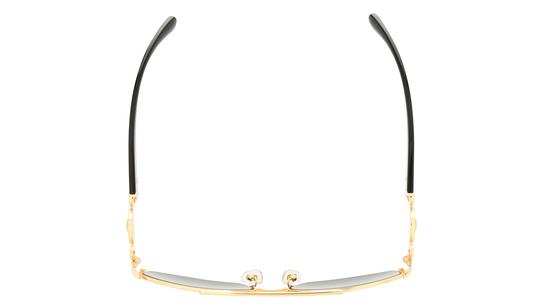 Lunettes de soleil Versace Homme Or Ovale VE2287 Dessus