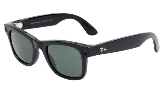 Lunettes de soleil Ray-Ban Mixte Noir Carré Rw4006 Trois-Quart