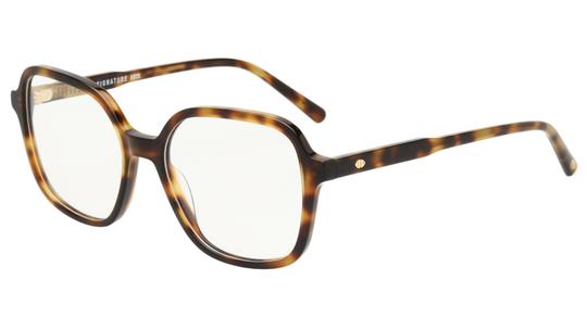 Lunettes de vue Signature Krys Femme Écaille Rectangle Ml2502 Trois-Quart