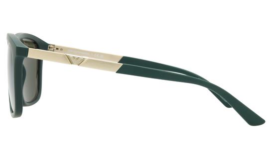 Lunettes de soleil Emporio Armani Homme Vert Rectangle EA4237 Gauche