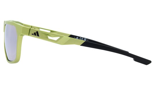 Lunettes de soleil Adidas Homme Vert Aviateur Sp0096 Gauche