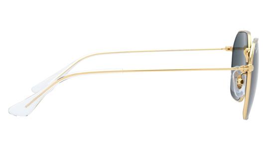 Lunettes de soleil Ray-Ban Mixte Or Carré RJ9594S Droite