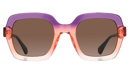 Lunettes de soleil WOOW Femme Or Carré Superwinner1 Face