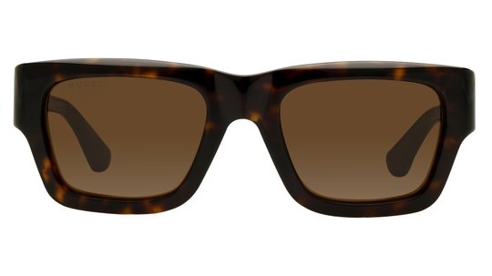 Lunettes de soleil Gucci Homme Écaille Rectangle Gg1668S Face