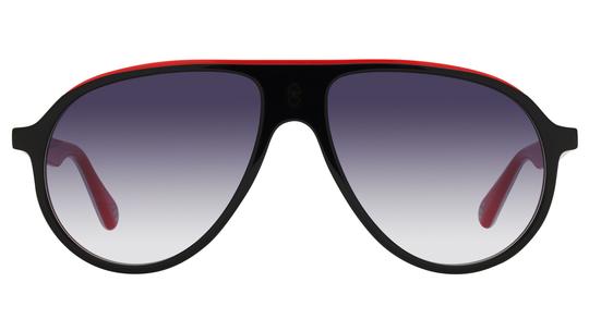 Lunettes de soleil Signature Krys Homme Noir Aviateur Brad Face