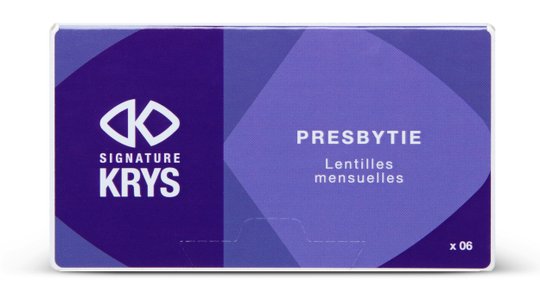 Lentilles de contact Signature Krys Mensuelles pour Presbytes D Boîte de 6
