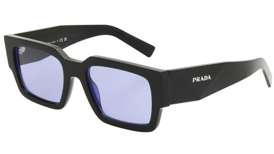 Lunettes de soleil Prada Homme Violet Rectangle PRB17S Trois-Quart