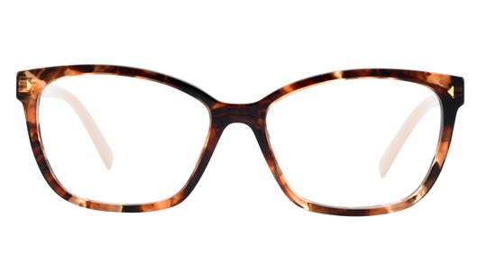 Lunettes de vue Prada Femme Écaille Carré Pr15Zv Face