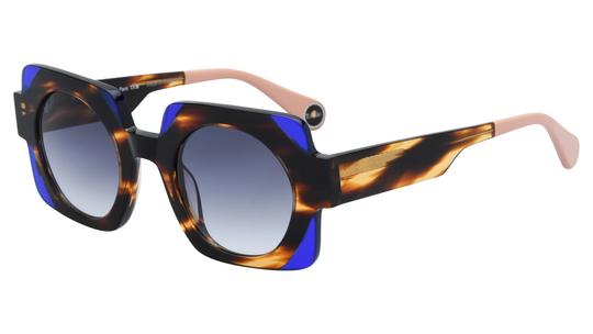 Lunettes de soleil WOOW Femme Écaille Angulaire Supertactic Trois-Quart