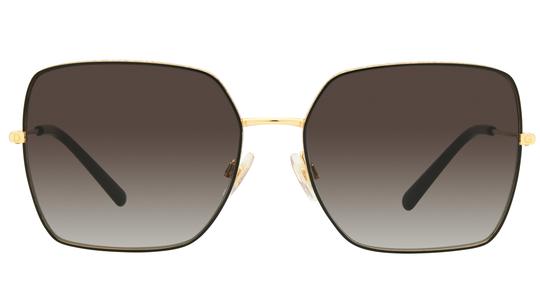 Lunettes de soleil  Femme Noir Carré dg2242 Face