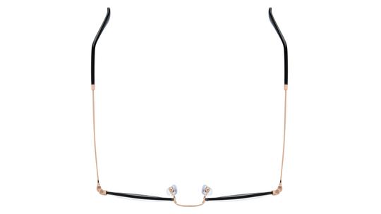 Lunettes de vue Ray-Ban Mixte Noir Ronde RX3447V Dessus