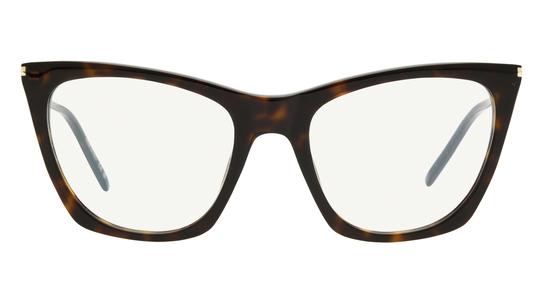 Lunettes de vue Saint Laurent Femme Marron Papillon Sl214 Face