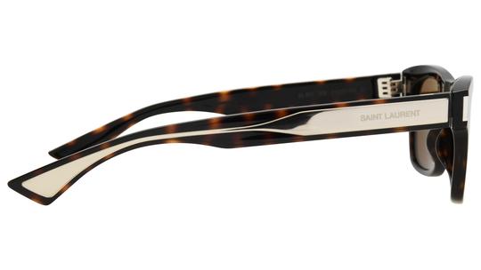 Lunettes de soleil Saint Laurent Homme Écaille Rectangle sl Droite
