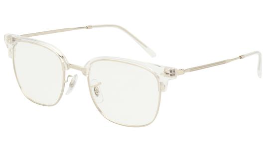 Lunettes de vue Ray-Ban Mixte Argent Carré RX7216 Trois-Quart