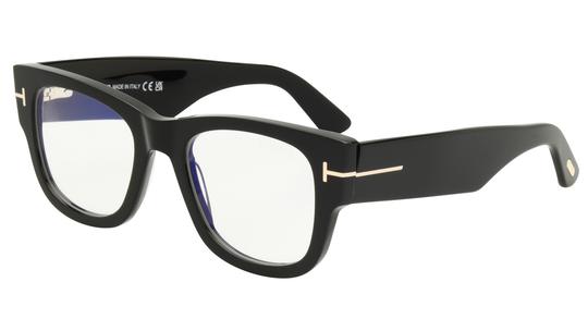 Lunettes de vue Tom Ford Homme Noir Carré FT6099-B Trois-Quart