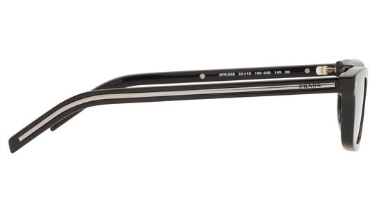 Lunettes de soleil Prada Femme Noir Rectangle pr Droite