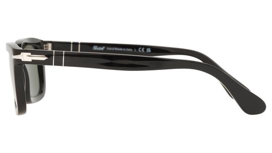 Lunettes de soleil Persol Mixte Noir Rectangle po3396s Gauche
