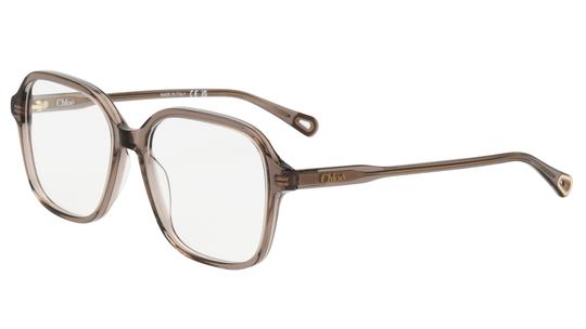 Lunettes de vue Chloé Femme Gris Carré Ch0313O Trois-Quart