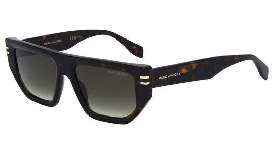 Lunettes de soleil Marc Jacobs Homme Écaille Rectangle Marc Trois-Quart