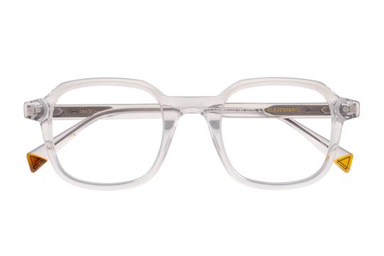 Lunettes de vue Eleven Paris  Transparent Rectangle EPAA173C90 Face