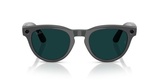 Lunettes de soleil Ray-Ban Meta Mixte Noir Pantos Rw4013 Gauche