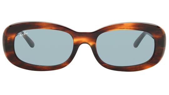 Lunettes de soleil Ray-Ban Femme Marron Ovale RB2221 Face