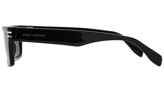 Lunettes de soleil Marc Jacobs Homme Noir Rectangle MARC Gauche
