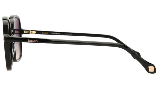 Lunettes de soleil ba&sh Femme Noir Carré LUIGIA Gauche
