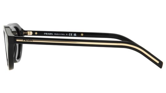 Lunettes de soleil Prada Femme Noir Aviateur PR Gauche