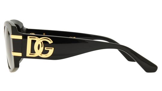 Lunettes de soleil Dolce&Gabbana Femme Noir Papillon DG4501 Gauche