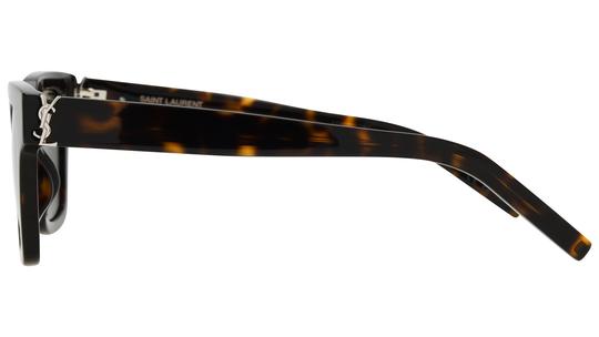 Lunettes de soleil Saint Laurent Femme Écaille Rectangle sl Gauche