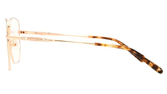 Lunettes de vue Mauboussin Femme Or Rectangle Mau2313 Gauche