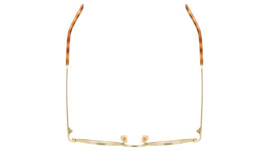 Lunettes de vue Gucci Femme Or Ronde Gg2224O Dessus