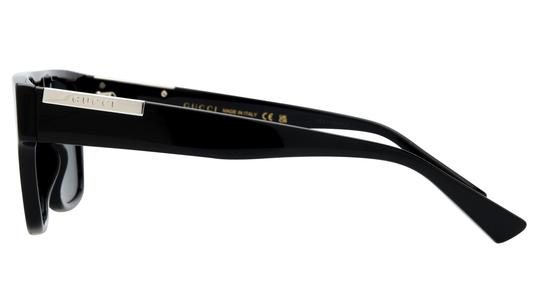 Lunettes de soleil Gucci Homme Noir Rectangle GG1960S Gauche
