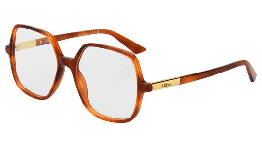Lunettes de vue Chloé Femme Écaille Carré ch0368o Trois-Quart