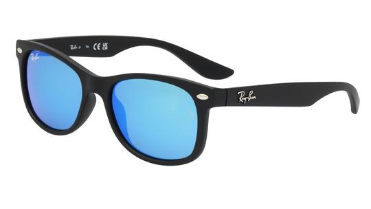 Lunettes de soleil Ray-Ban Enfant Noir Wayfarer Rj9052S Trois-Quart
